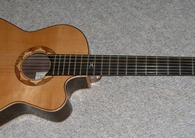 Single Cut-Away Classical Guitar