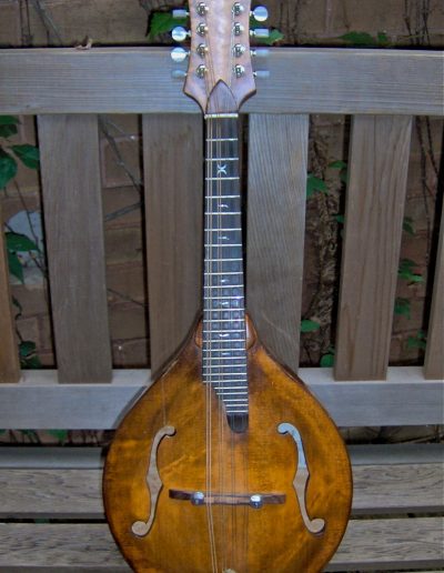 'A' style Birds Eye Maple, Curly Maple, Sitka Spruce and Ebony Mandolin