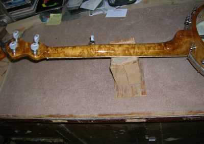 Birds Eye Maple Banjo Neck 'A' Style