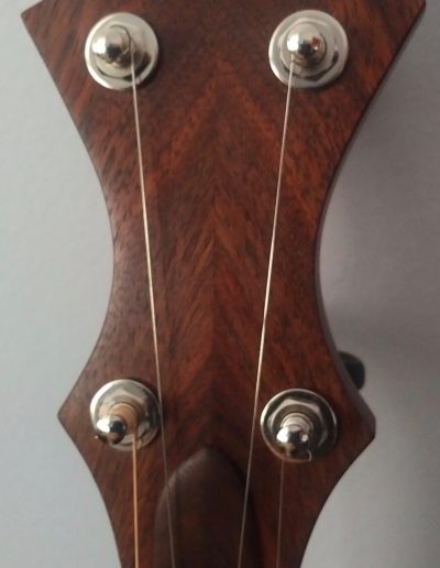 Bookmatched Walnut Headstock with Mountain Grain Pattern