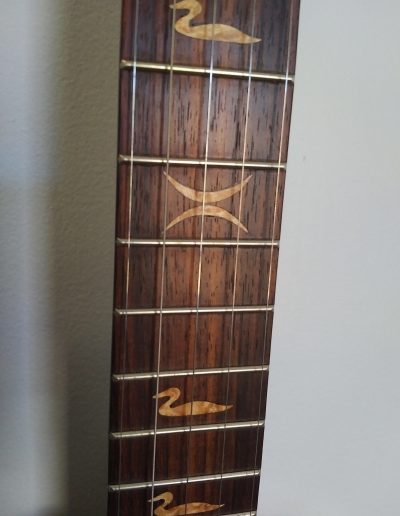 Close Up of BirdsEye Maple Inlays