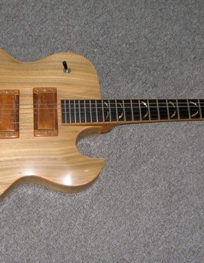 Gumwood Carved Top and Back Electric Guitar