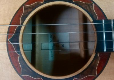 Tenor Guitar Rosette with Walnut Ebony Peduc Maple